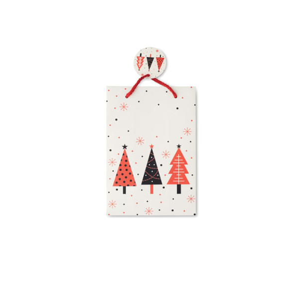 Paper gift bag "Christmas tree" (23x10x16cm) Paper gift bag "Christmas tree" (23x10x16cm)