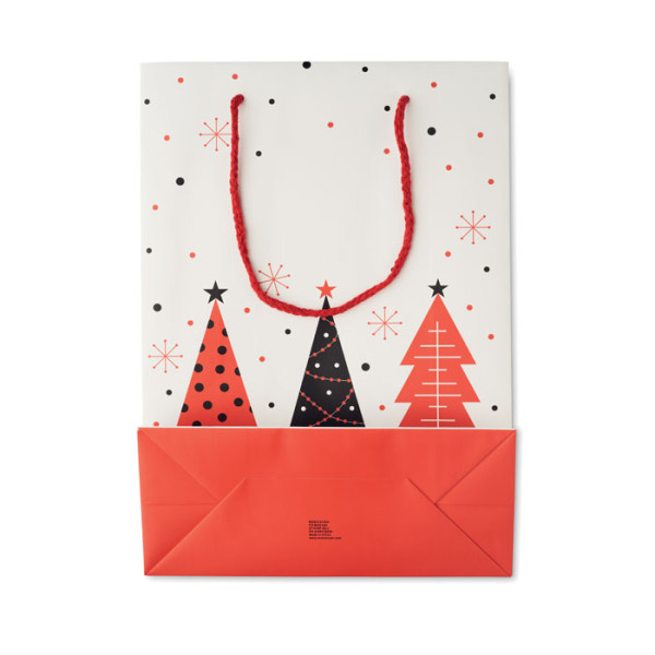 Paper gift bag "Christmas tree" (36x11x26cm) Paper gift bag "Christmas tree" (36x11x26cm)