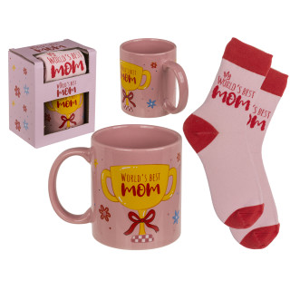Mug and socks set "World’s Best Mom!"