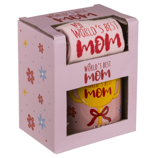 Mug and socks set "World’s Best Mom!"