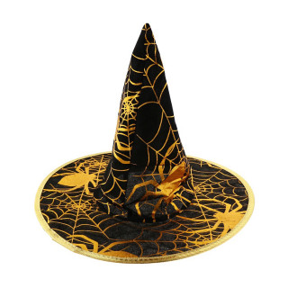 Witch’s hat with a golden spiderweb