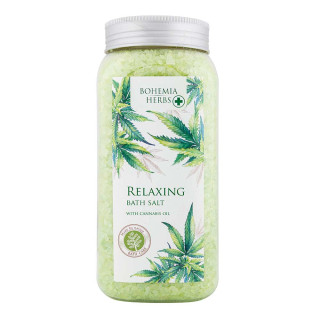 Soothing Bath Salt with Herbs and Hemp Seed Oil (900 g)