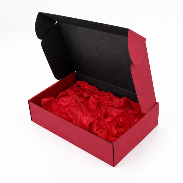 Premium gift box, dark red 305x215x85mm