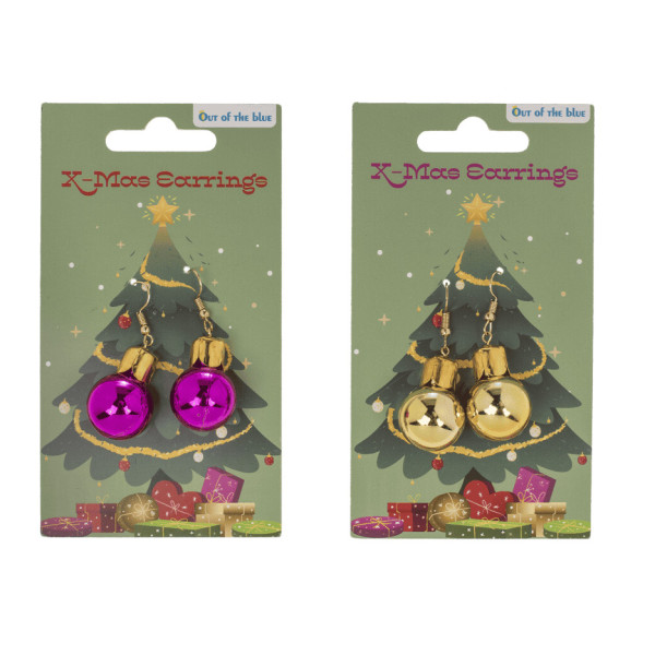 Festive Earrings ,,Christmas Tree Decorations''