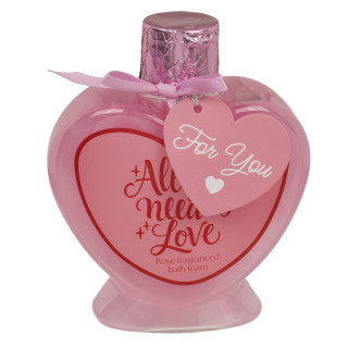 ''Love'' bath foam with rose fragrance, 200ml
