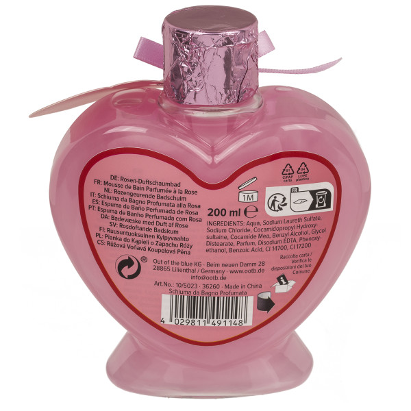 ''Love'' bath foam with rose fragrance, 200ml