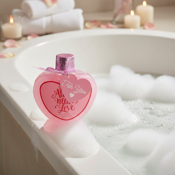 ''Love'' bath foam with rose fragrance, 200ml