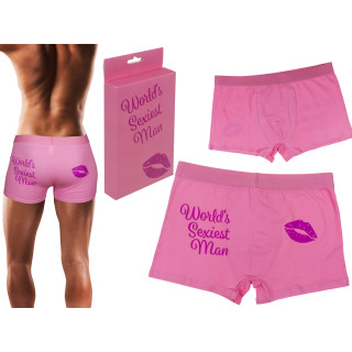 Pink men’s underwear ''World’s Sexiest Man''