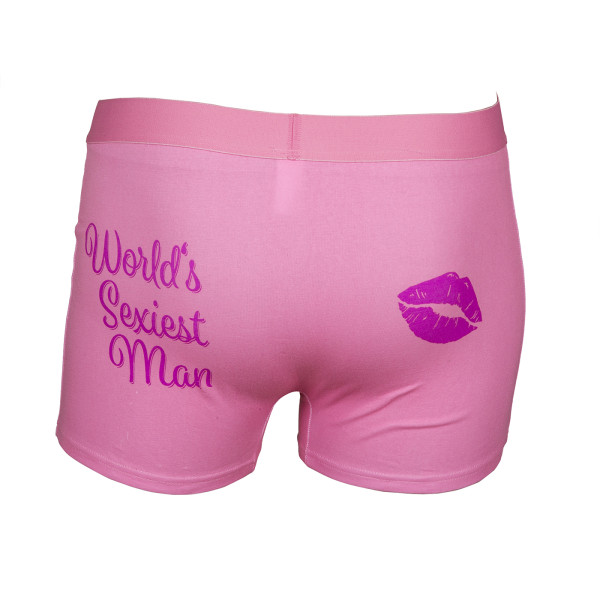 Pink men’s underwear ''World’s Sexiest Man''