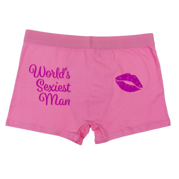 Pink men’s underwear ''World’s Sexiest Man''
