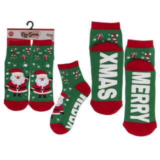 Non-slip Socks "Merry XMas"
