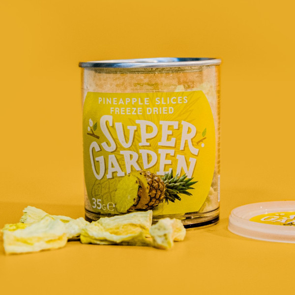 SUPER GARDEN Freeze-Dried Pineapples, 35g SUPER GARDEN Freeze-Dried Pineapples, 35g