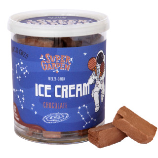 SUPER GARDEN Freeze-Dried Chocolate Ice Cream, 40g