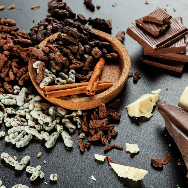 Gift Set of Crispy Roasted Crickets with Chocolate in Gift Box