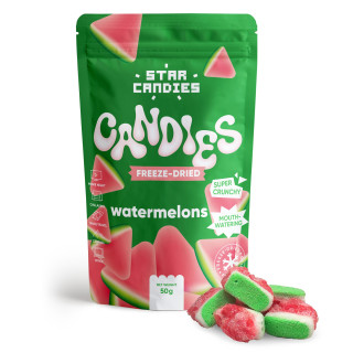 STAR CANDIES Freeze-Dried Gummies "Watermelons", 50g