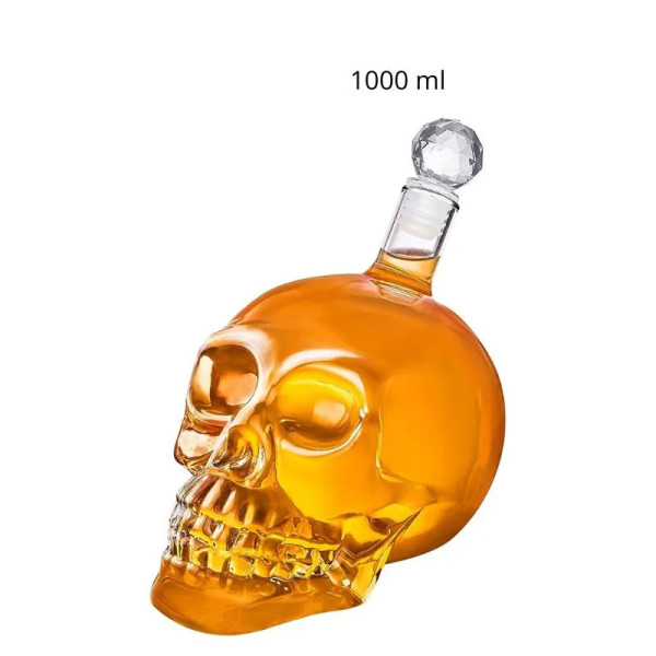Glass Decanter "Skull" (1000ml) Glass Decanter "Skull" (1000ml)