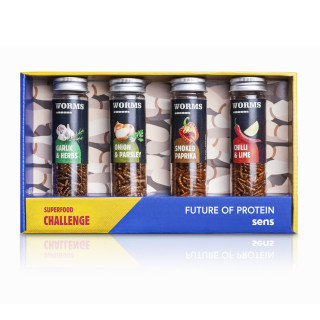 Gift Set of Crispy Roasted Worms in Gift Box