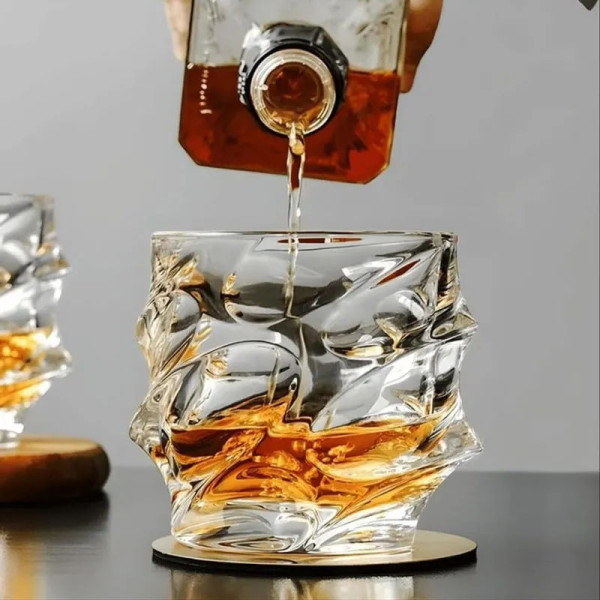 Whiskey Glass "OPULENT ELEGANCE" Whiskey Glass "OPULENT ELEGANCE"