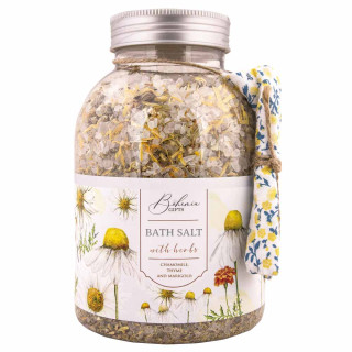 XL Relaxing Bath Salt with Herbs "Chamomile, Marigold & Thyme" (1200g)