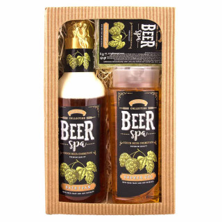 Cosmetic Gift Set "BEER SPA" - Bath Foam (500ml), Shower Gel (250ml), and Soap (70g)