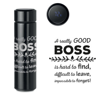 Vacuum Flask with Thermometer "Really good BOSS" (500ml)