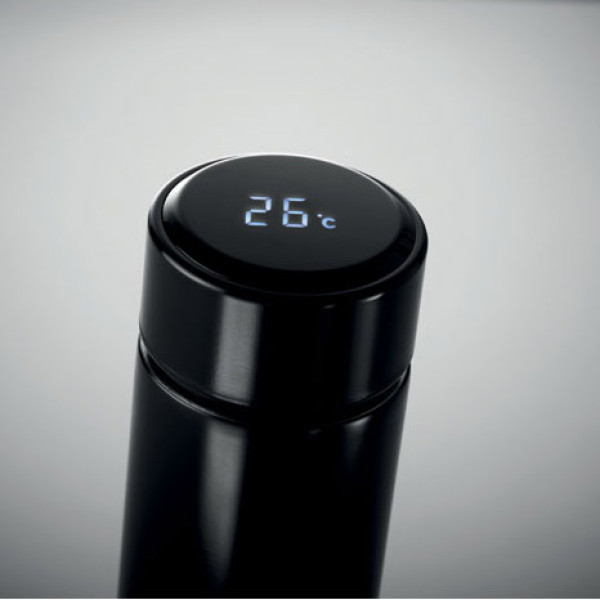 Vacuum Flask with Thermometer "Drive safe" (500ml) Vacuum Flask with Thermometer "Drive safe" (500ml)