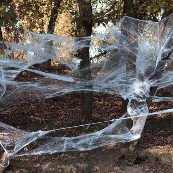 XXL Cobweb with 25 Spiders (White) (500g) XXL Cobweb with 25 Spiders (White) (500g)