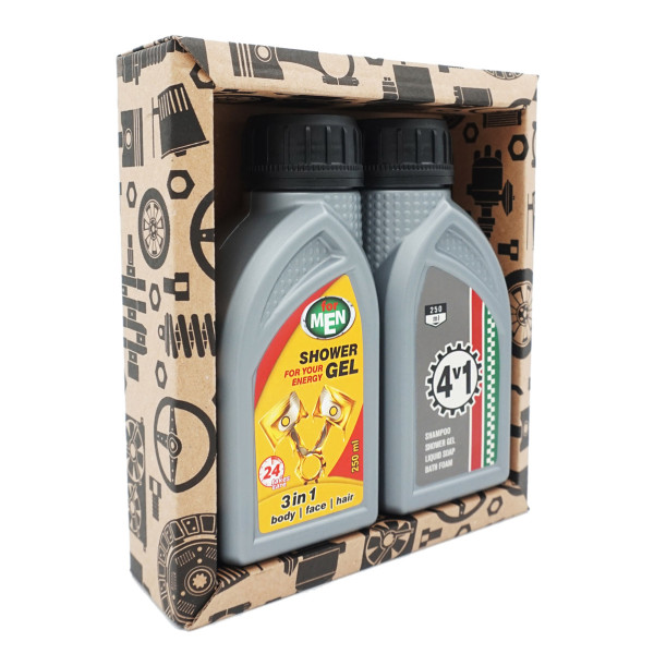 Gift set - shower gel 2x250ml "Shower Gel + 4in1" Gift set - shower gel 2x250ml "Shower Gel + 4in1"