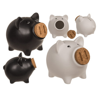 Piggy Bank with Cork in Nose