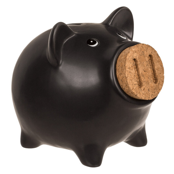Piggy Bank with Cork in Nose Piggy Bank with Cork in Nose