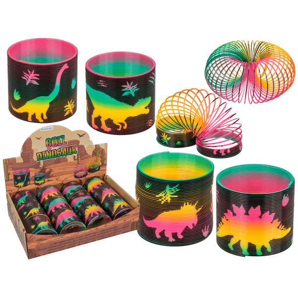 Classic Toy "Spring - Dinosaur" (diameter 6.5cm) Classic Toy "Spring - Dinosaur" (diameter 6.5cm)