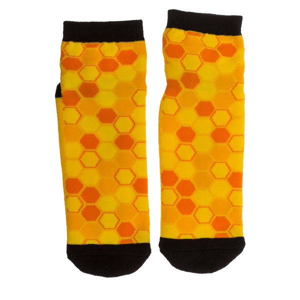 Socks with non-slip sole "Bee happy" Socks with non-slip sole "Bee happy"