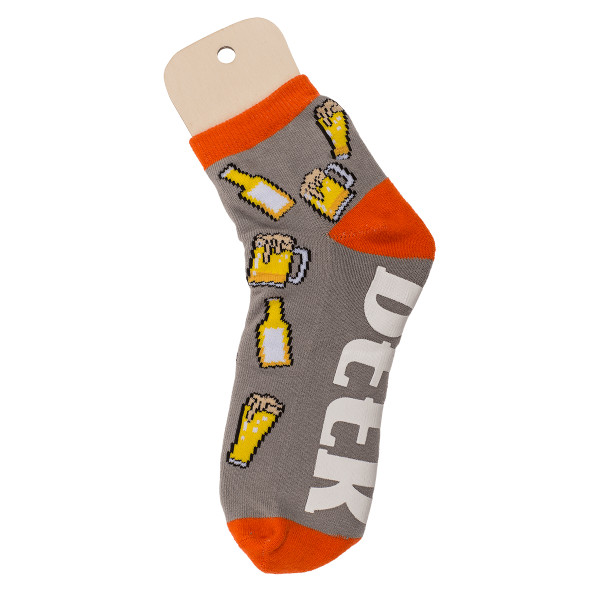 Socks with non-slip sole "Bring beer" Socks with non-slip sole "Bring beer"