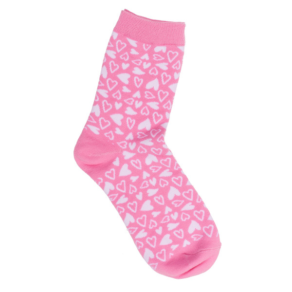 Women's socks set "Hearts" in a gift box (3 pairs) Women's socks set "Hearts" in a gift box (3 pairs)