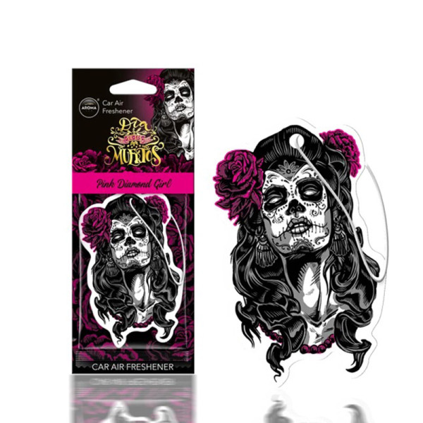 Hanging Air Freshener "Pink Diamond Girl"