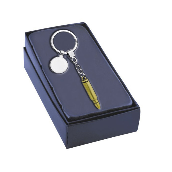 Keychain "Bullet" (with engraving option for an additional fee) Keychain "Bullet" (with engraving option for an additional fee)
