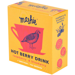 Berry Purée Tea "MASHIE" with Raspberries and Blueberries (4 pcs x 40ml)