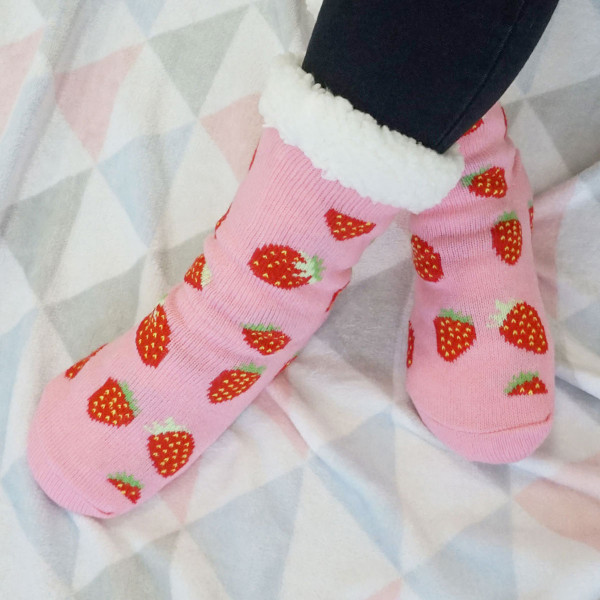 BARAMOOR warm socks "Strawberry"