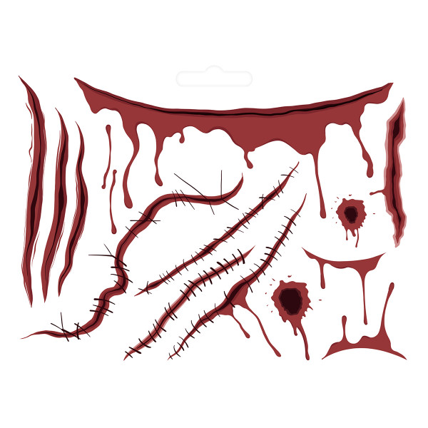 Temporary Tattoos "Scars" Temporary Tattoos "Scars"