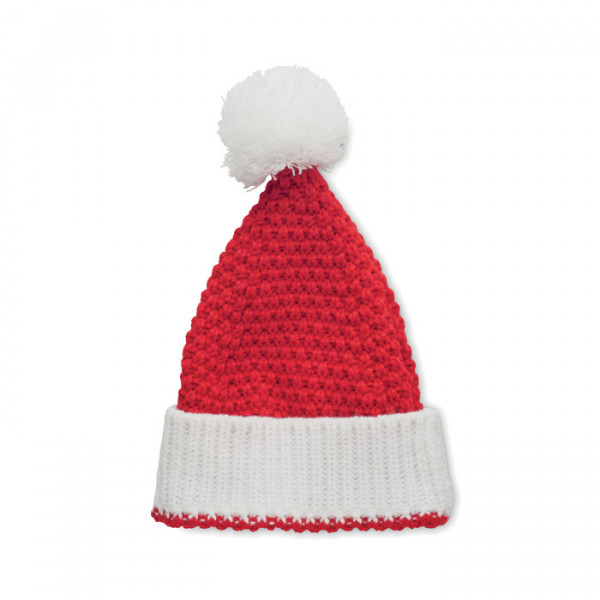 Knitted Winter Red Hat "Auriga" Knitted Winter Red Hat "Auriga"