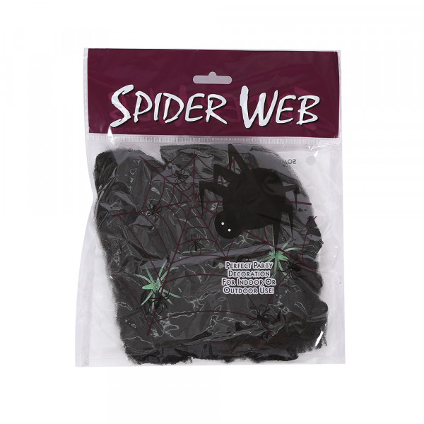Spider Web with Spiders, Black (60g.)