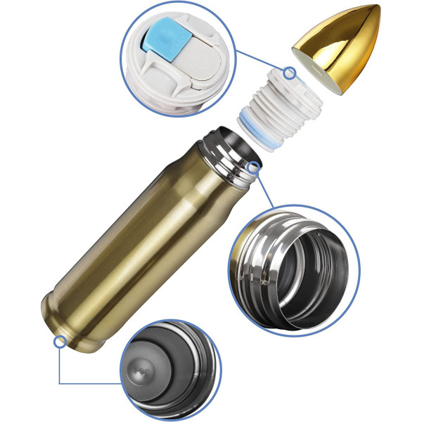 Bullet-shaped thermos (500ml)