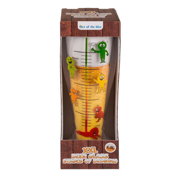 XXL Beer Mug "Drinking Stages" XXL Beer Mug "Drinking Stages"