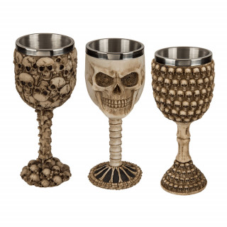 Decorated with skulls GOBLET