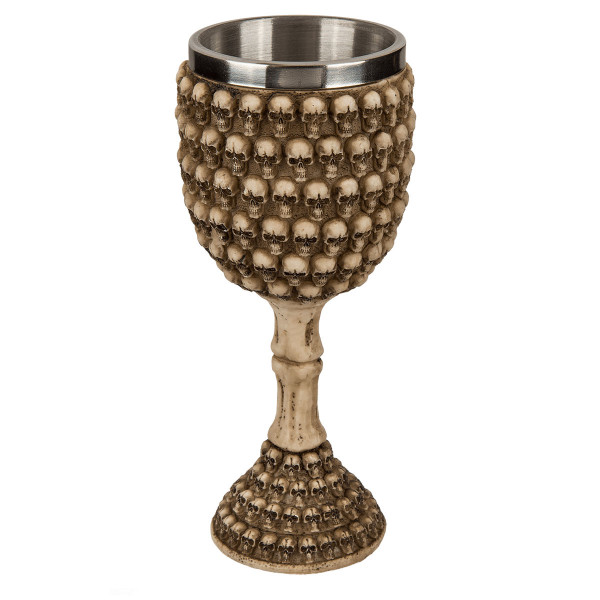 Decorated with skulls GOBLET