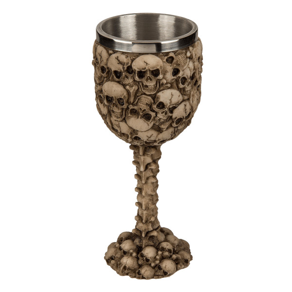 Decorated with skulls GOBLET