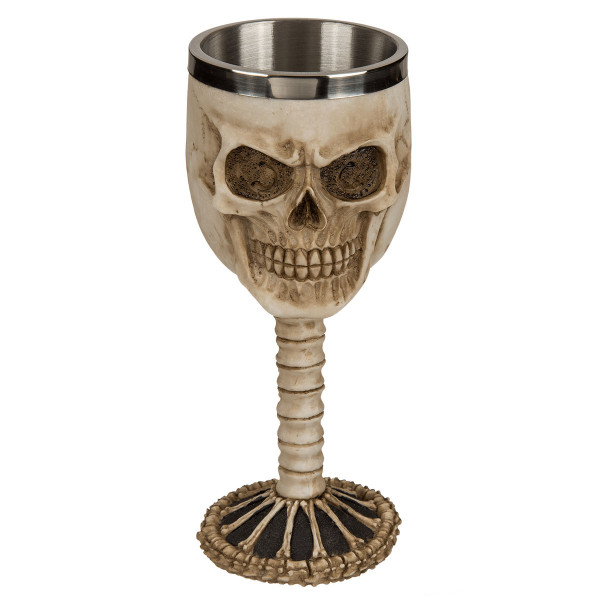 Decorated with skulls GOBLET