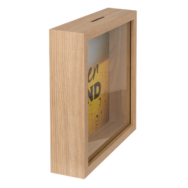Wooden piggy bank - frame "Beer fund" Wooden piggy bank - frame "Beer fund"