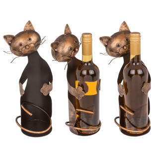 Metal bottle holder "Cat"