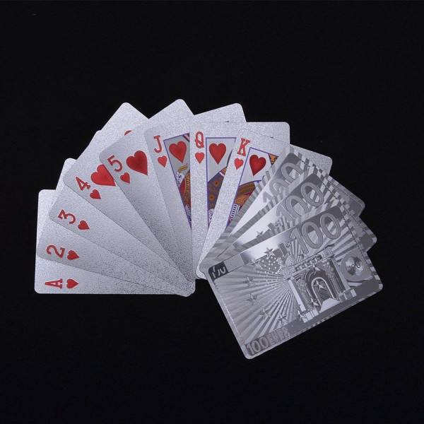 Silver plastic cards Silver plastic cards